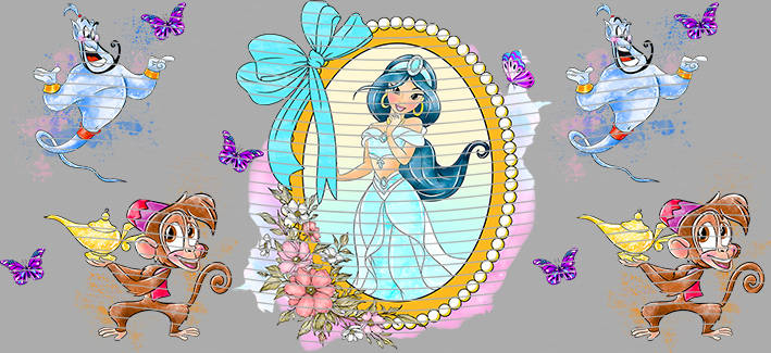 Aladdin Blue Frame