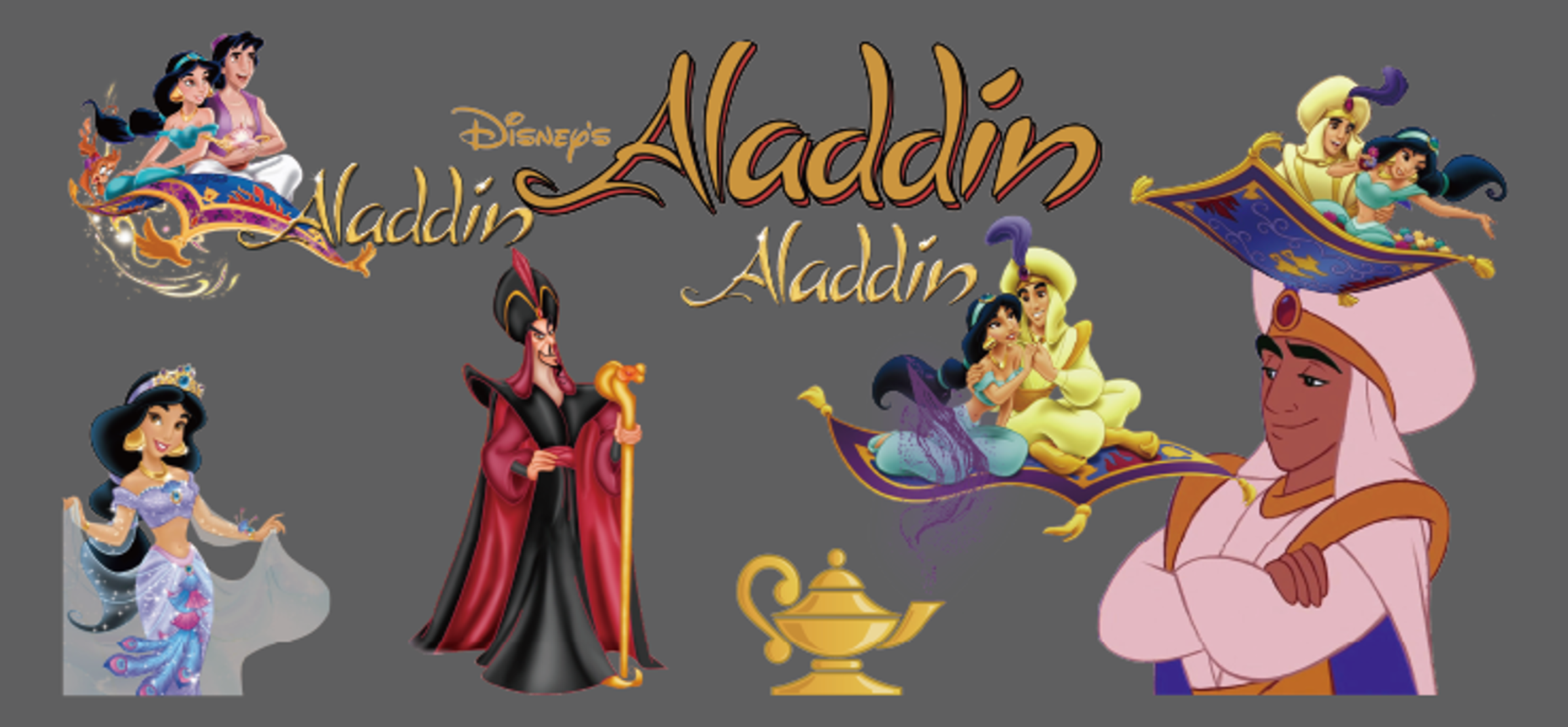 Aladdin Cast Logo