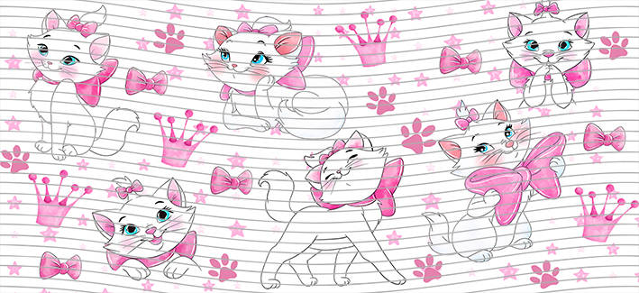 Marie Pink Stripes
