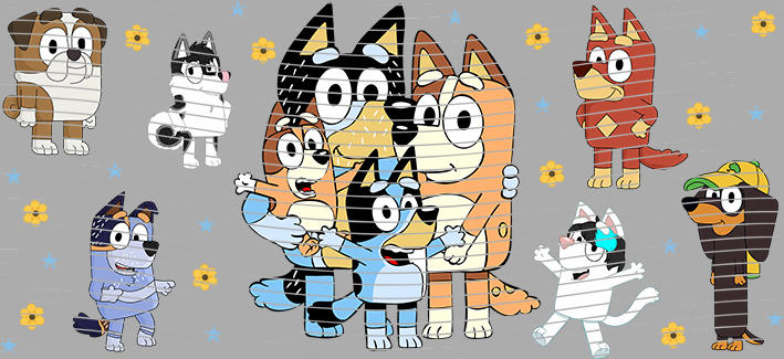 Bluey Costume Crew