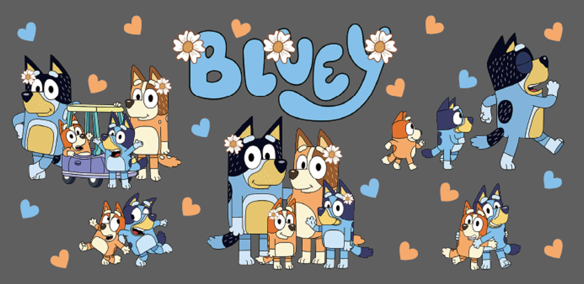 Bluey Heart Toss