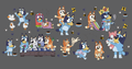 Bluey Big Collage