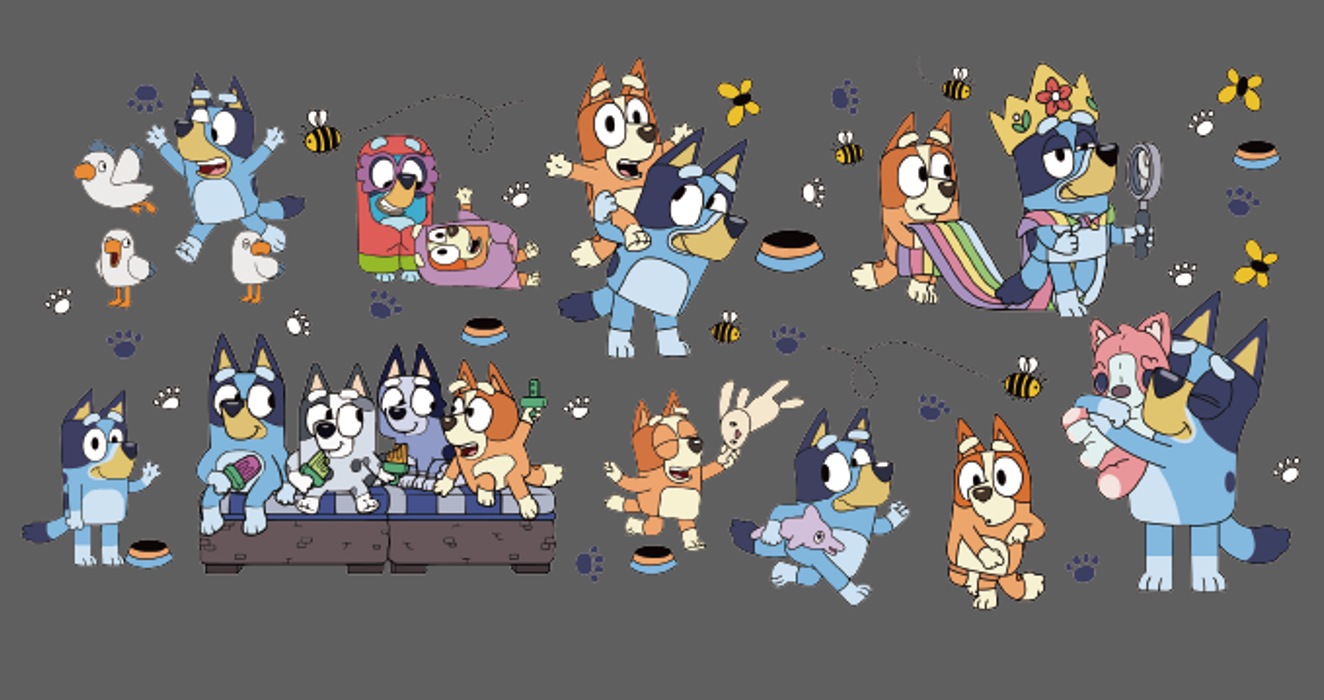 Bluey Big Collage