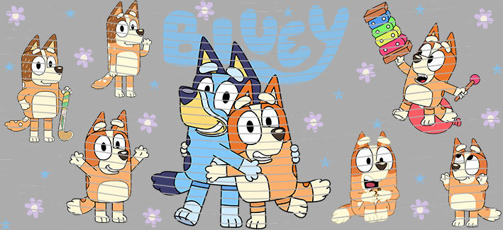 Bluey Purple Mix