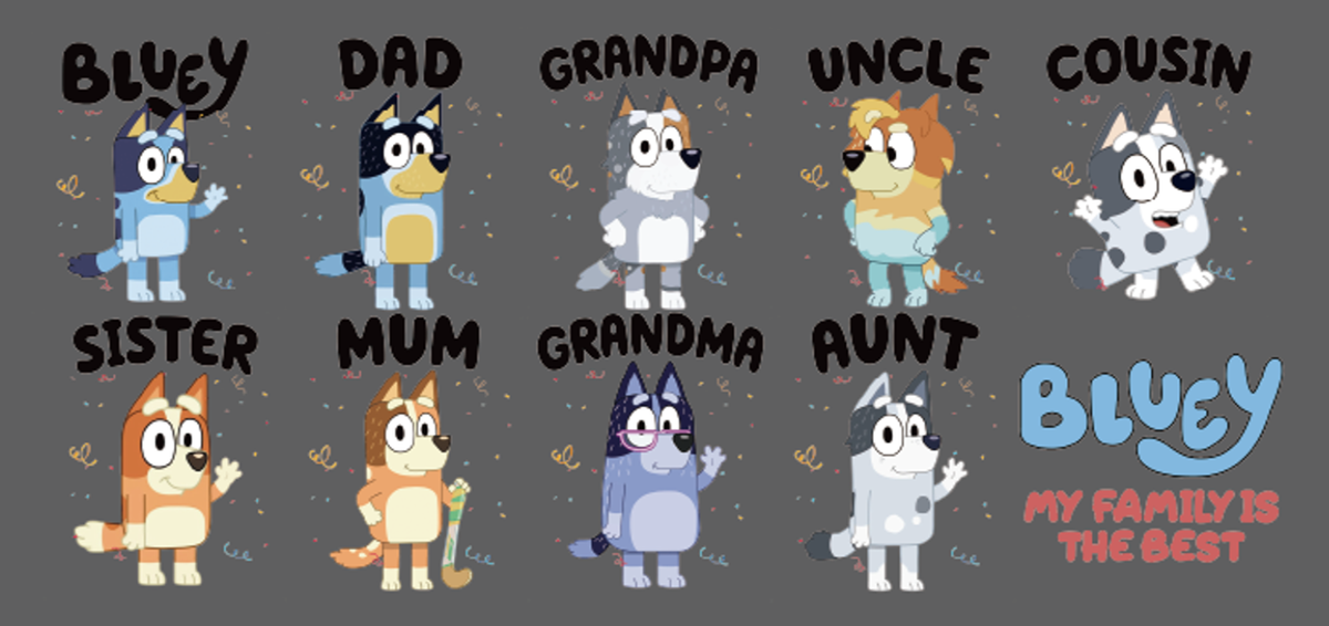 Bluey Family Tree