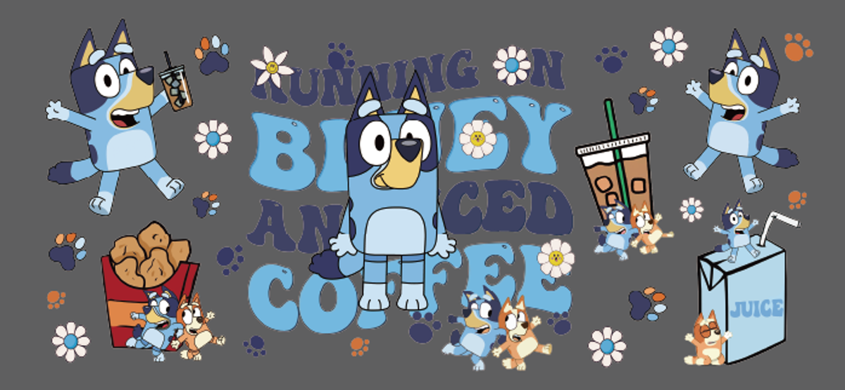 Bluey Iced Latte