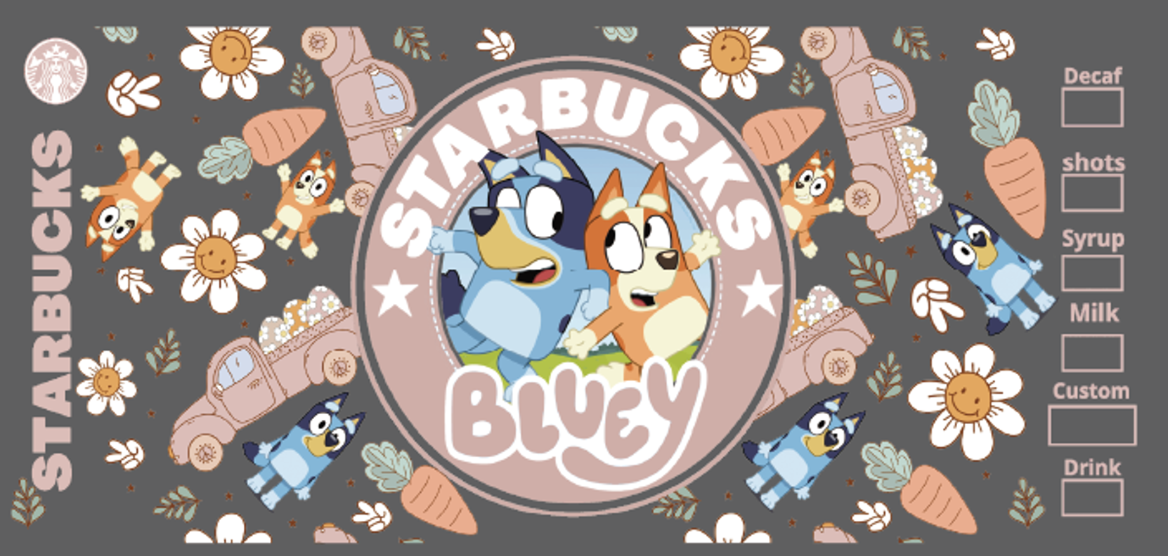 Bluey Daisy Latte