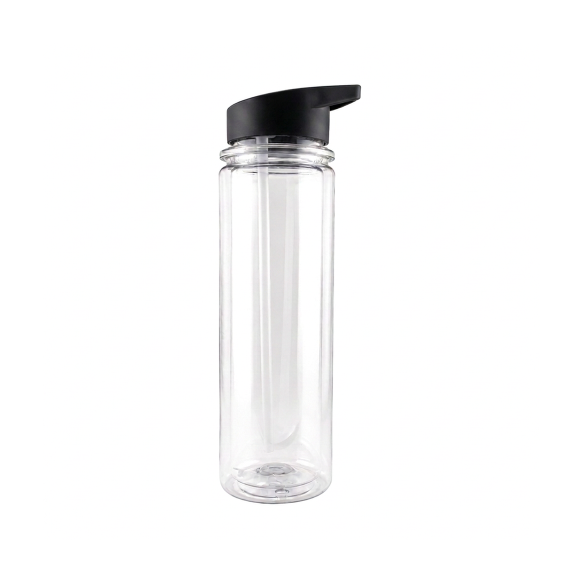 Flip-Top Sports Bottle - Small Black