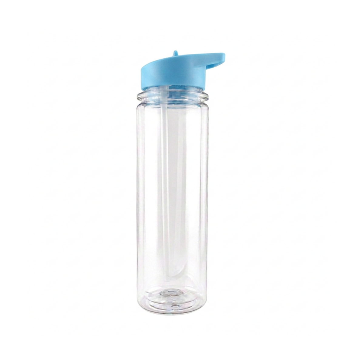 Flip-Top Sports Bottle - Small Blue