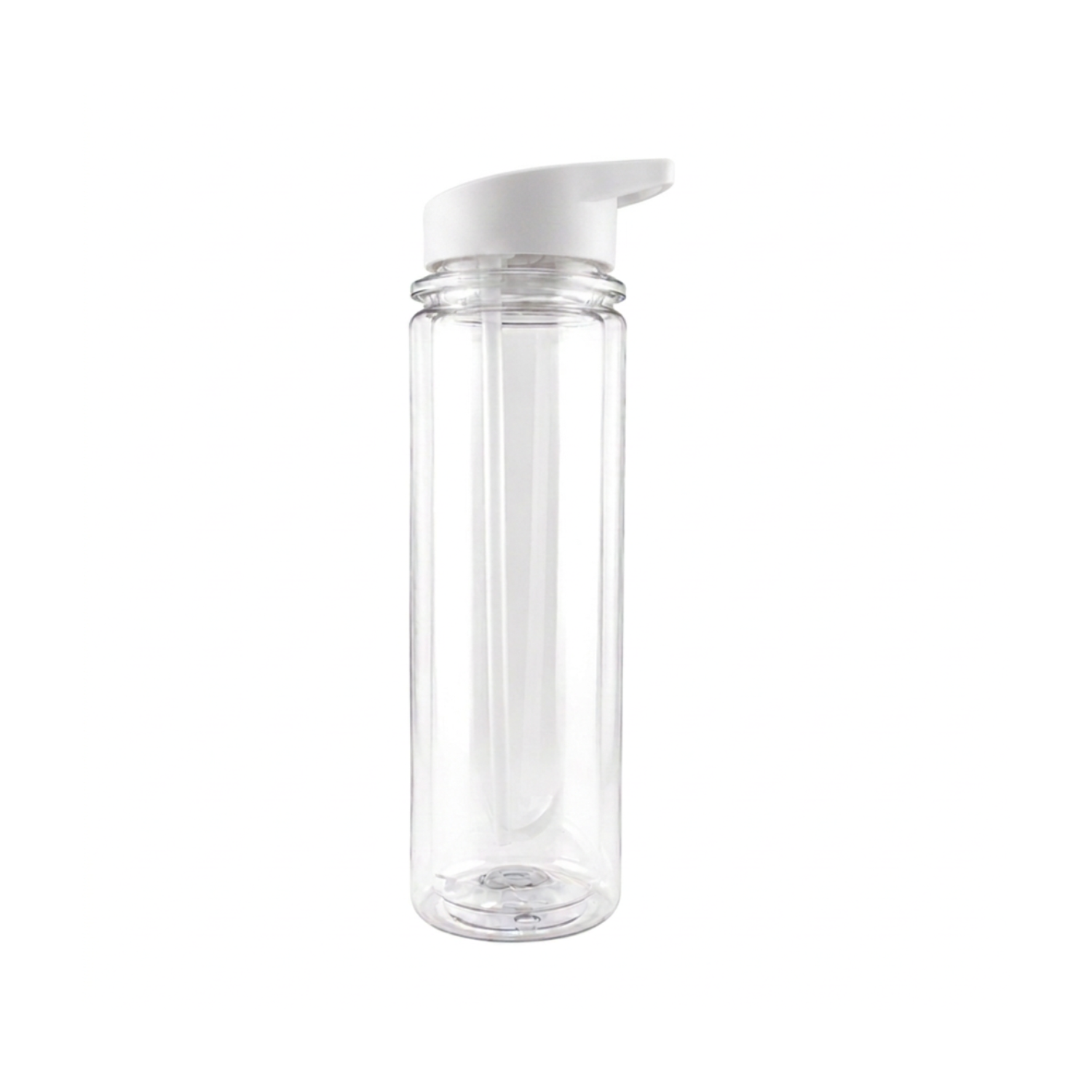Flip-Top Sports Bottle - Small White