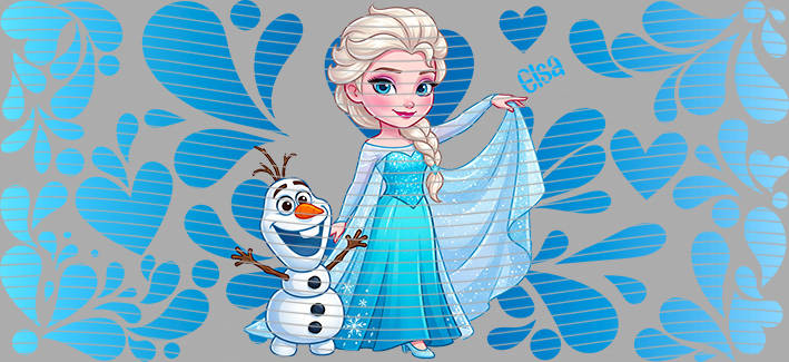 Elsa Olaf Hearts