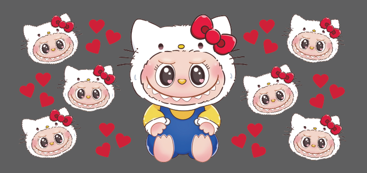 Kitty Heart Onesie