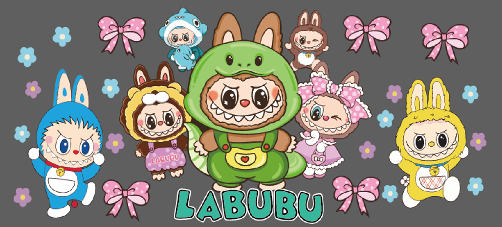 Labubu Bow Crew