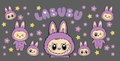 Labubu Purple Bunny