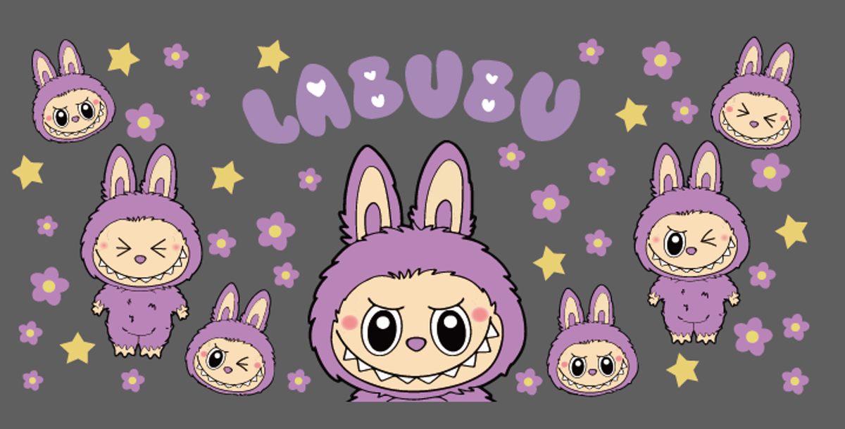 Labubu Purple Bunny