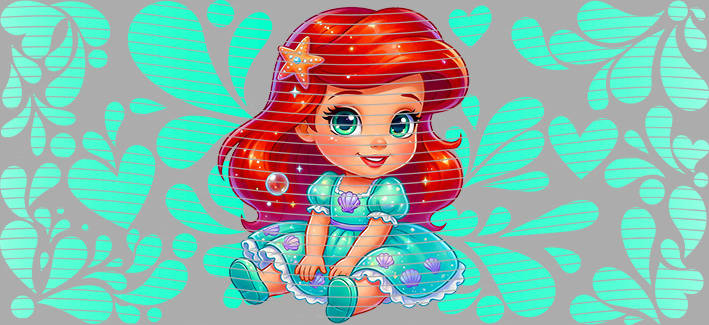 Baby Ariel Teal