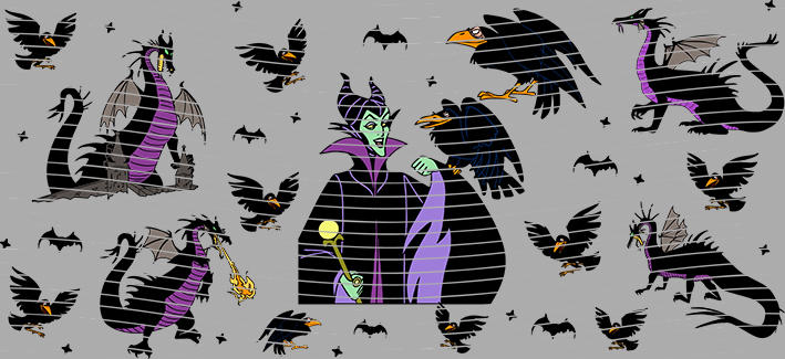 Maleficent Raven Toss