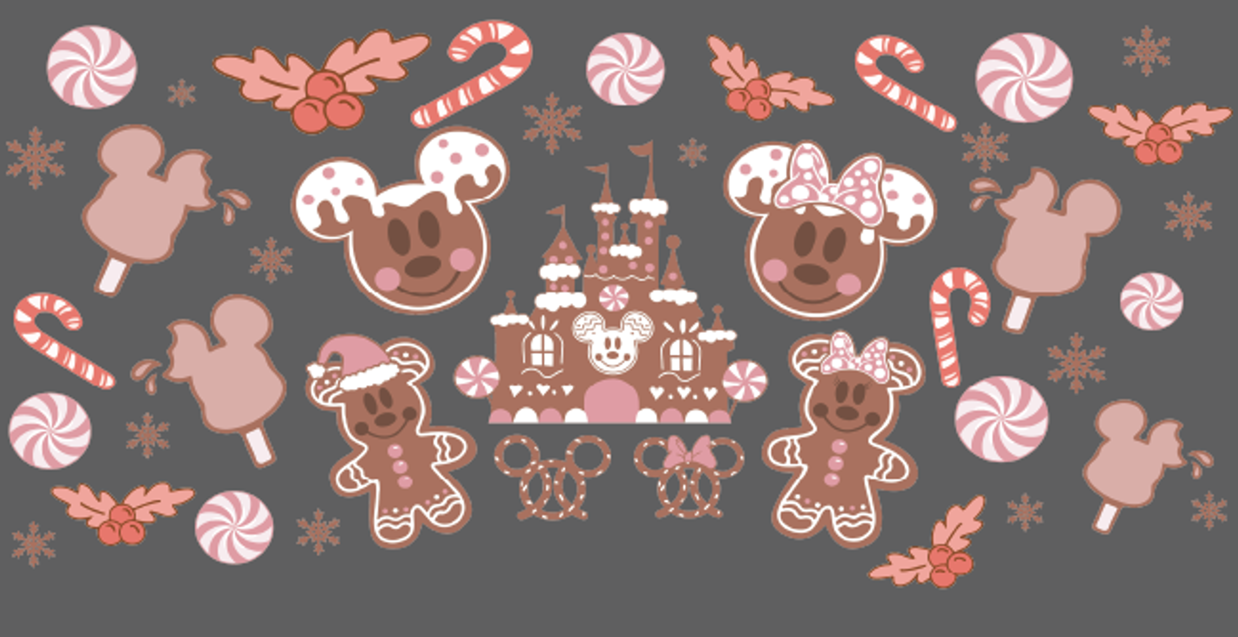 Mickey Gingerbread Castle