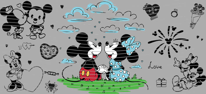 Mickey Love Doodle