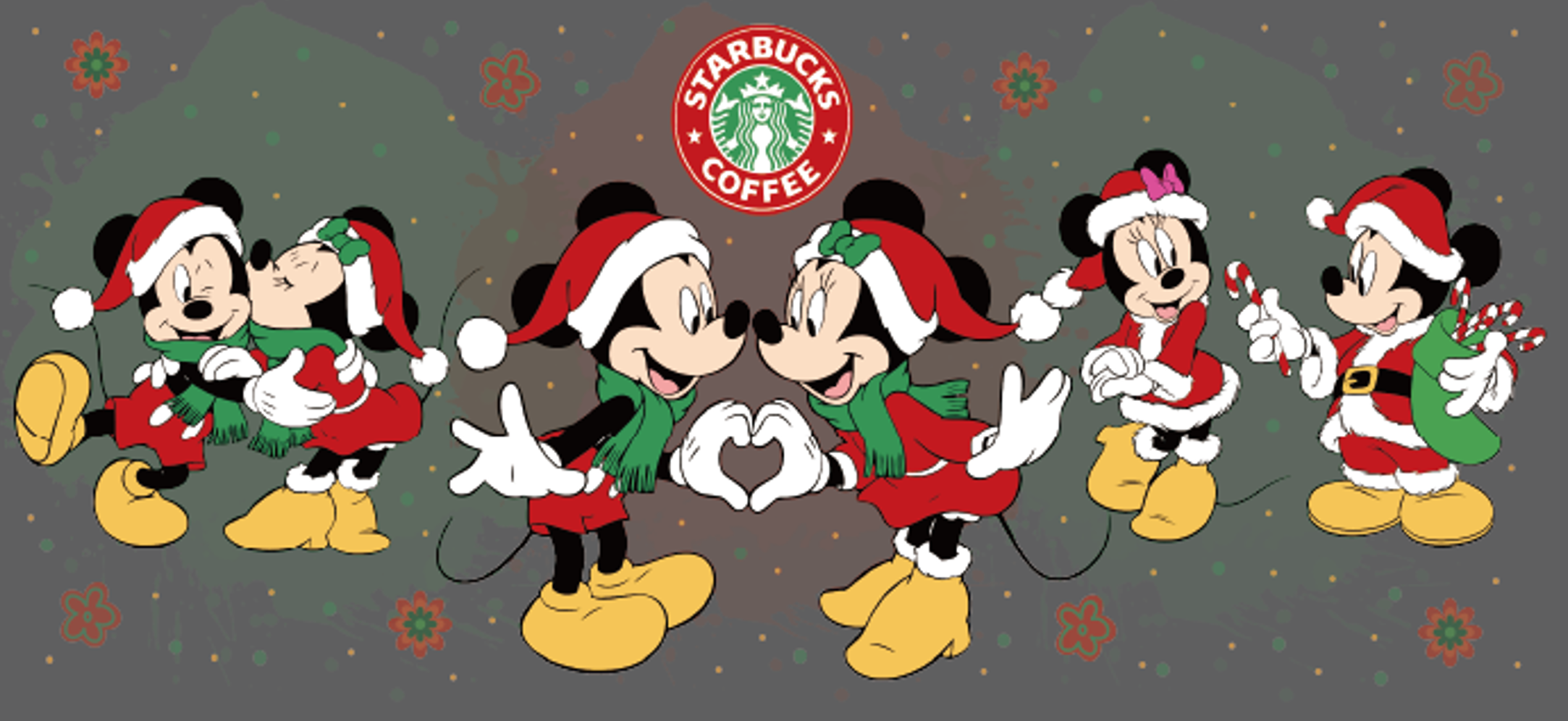 Mickey Heart Latte