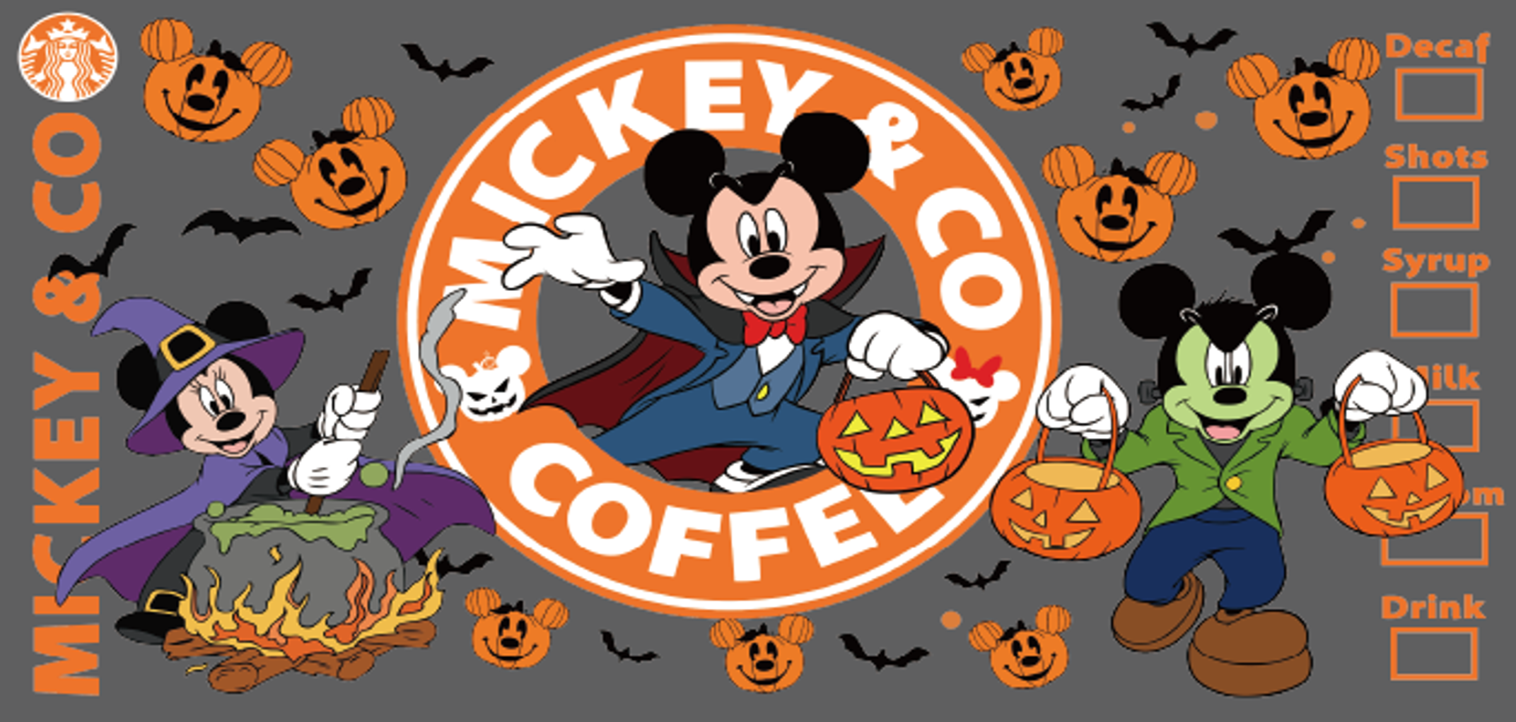 Mickey Spooky Latte