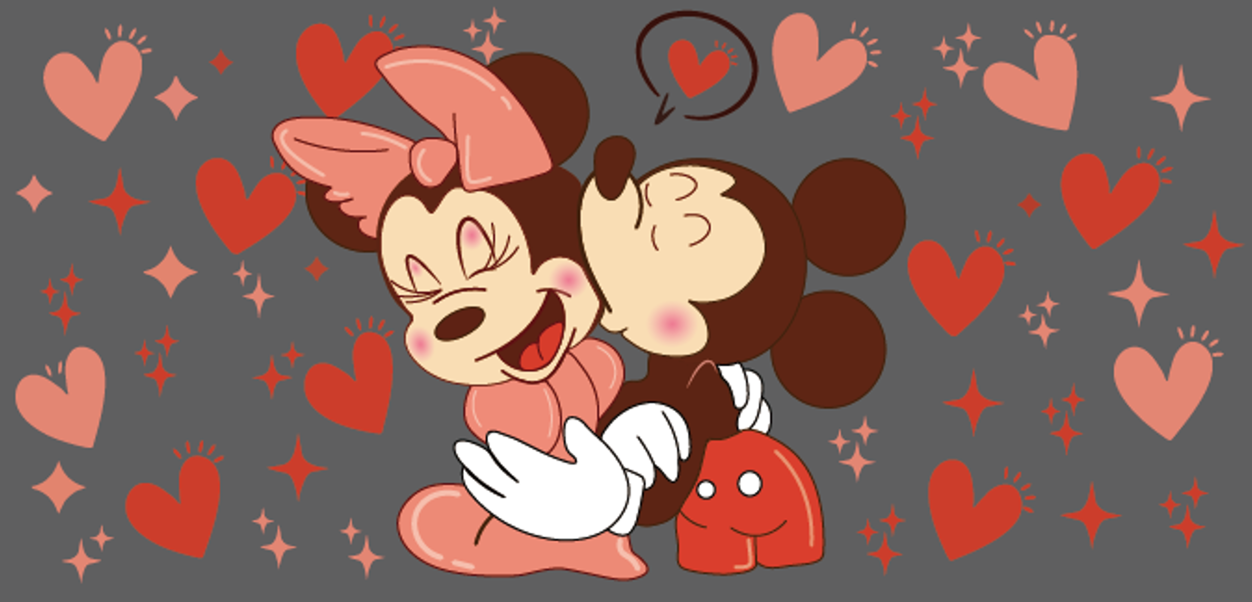 Minnie Mickey Kiss