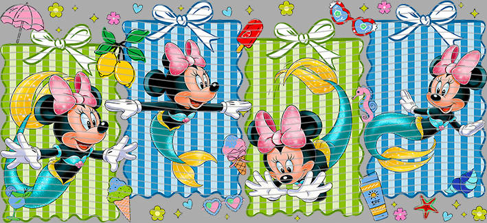 Minnie Gift Stripe