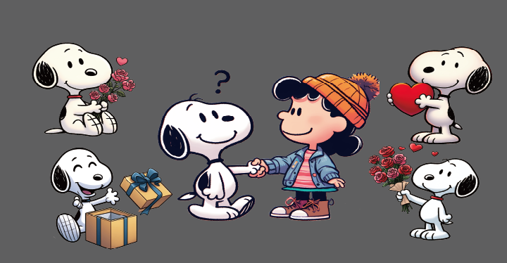 Snoopy Lucy Blooms