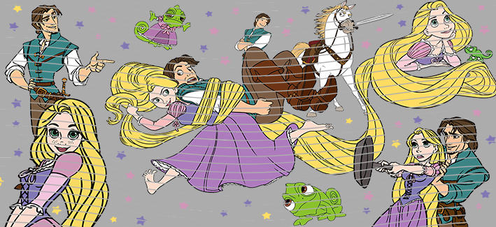 Rapunzel Horse Chase