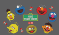 Sesame Street Kaws