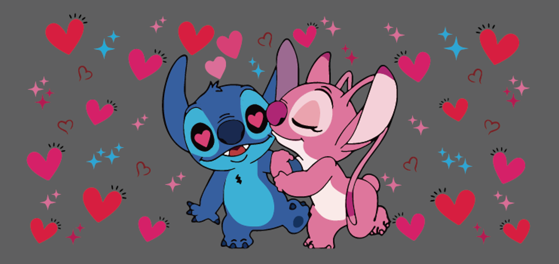 Stitch Angel Hearts