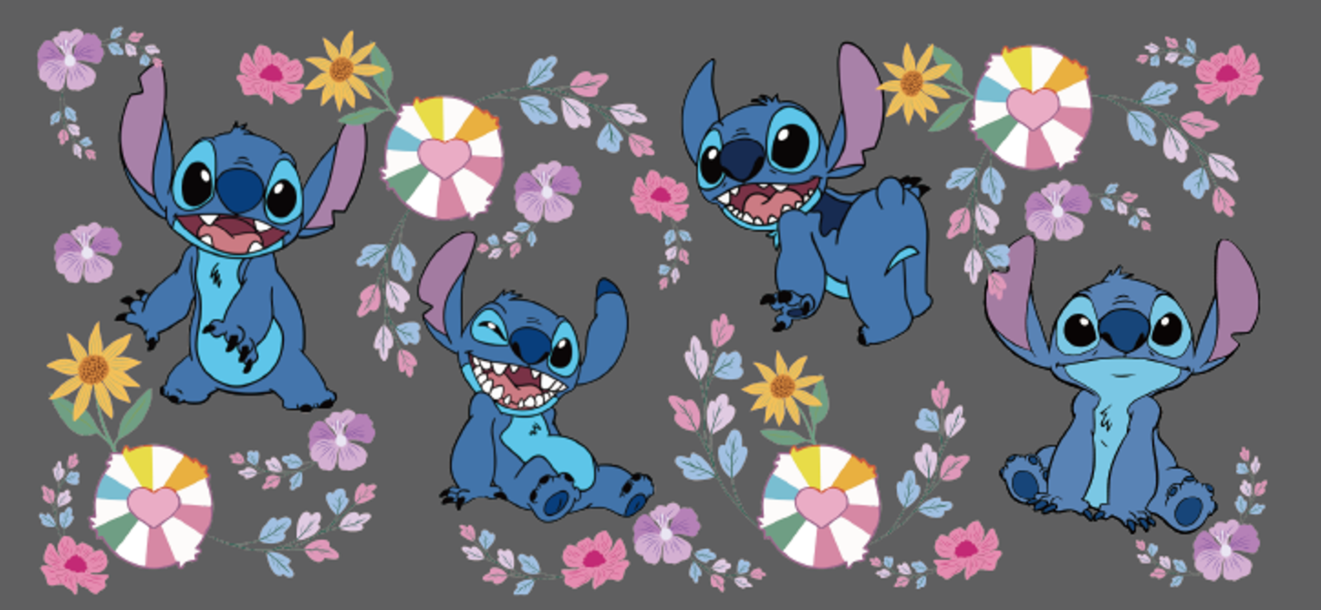 Stitch Pastel Bloom