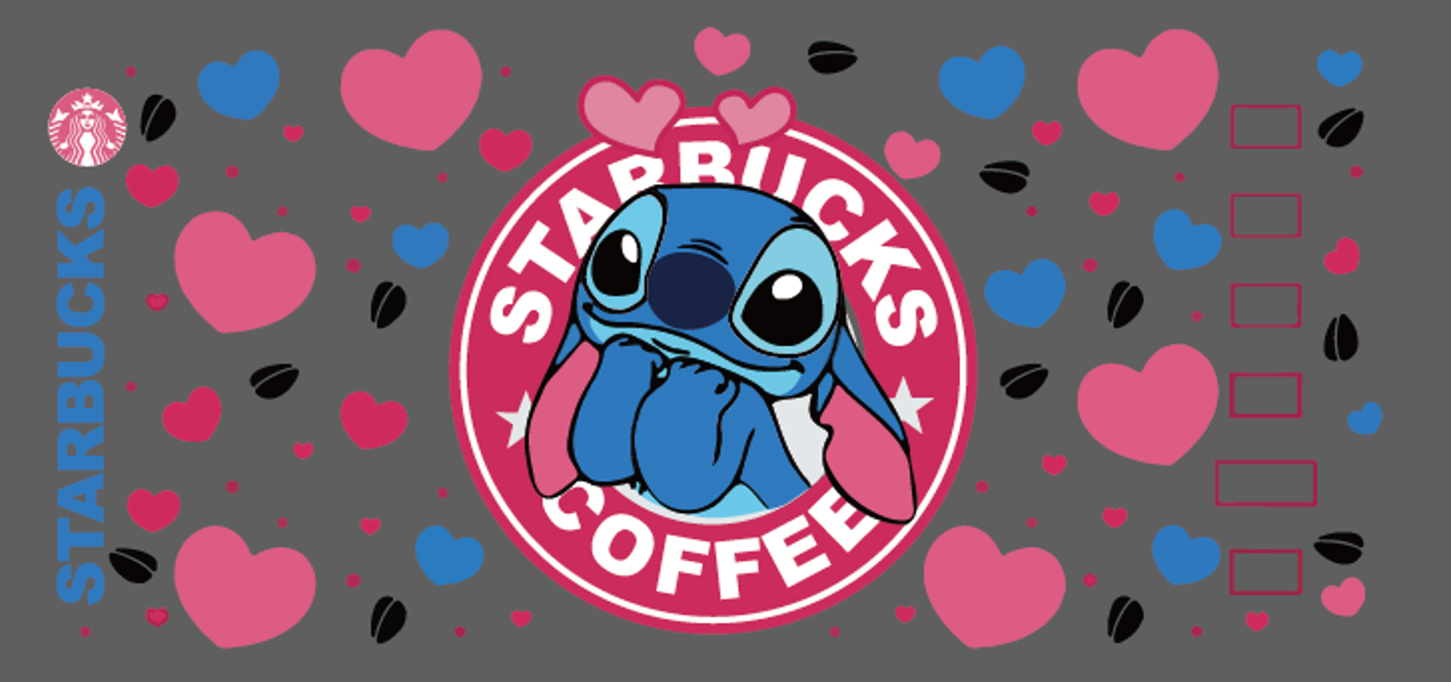 Stitch Heart Latte