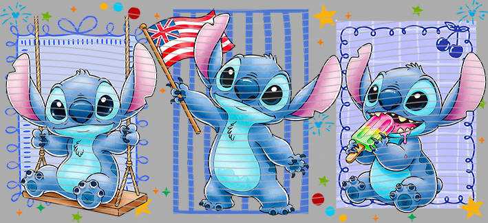 Stitch Swing Scooter