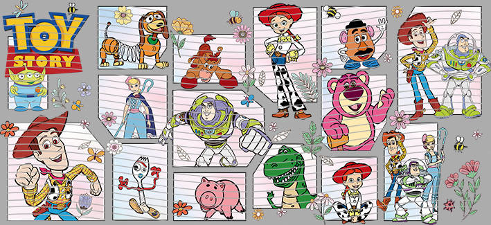 Toy Story Comic Grid