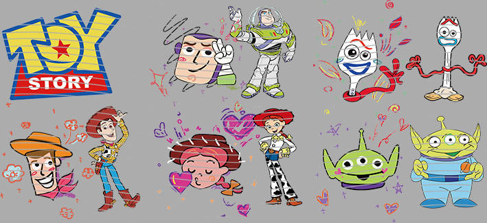 Woody Buzz Aliens