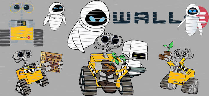 Wall-E Family Lineup
