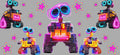 Wall-E Neon Glow