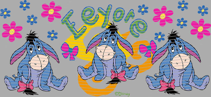 Eeyore Purple Bloom