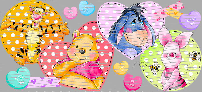 Pooh Crew Hearts