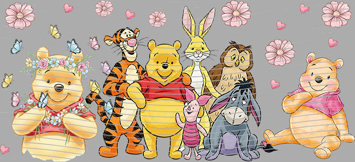 Pooh Owl Garden