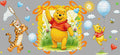 Pooh Balloon Garden
