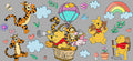 Pooh Rainbow Balloon