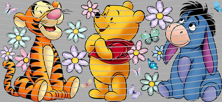 Pooh Crew Flowers
