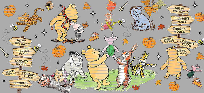 Pooh Autumn Pumpkin