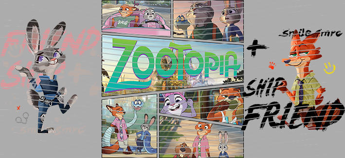 Zootopia Friend Frame