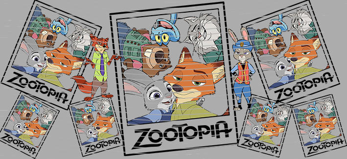 Zootopia Polaroid Duo